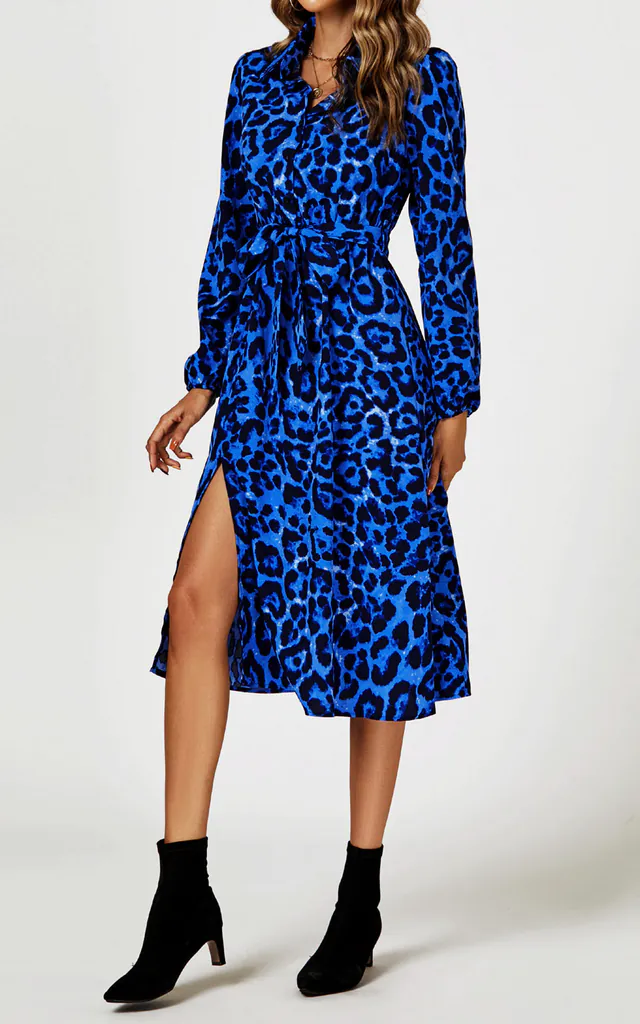 leopard print midi shirt dress Buy ME+EM Midi Shirt Dress - Leopard Print At 30% Off