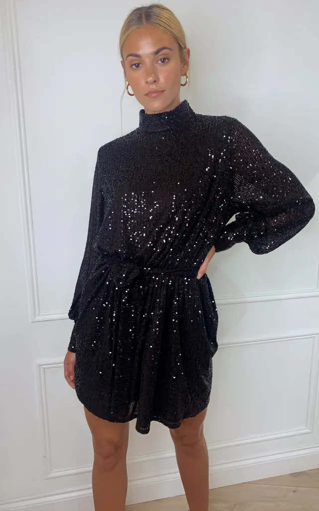 fifi sequin dress Fifi Sequin Dress Front Row Fashions