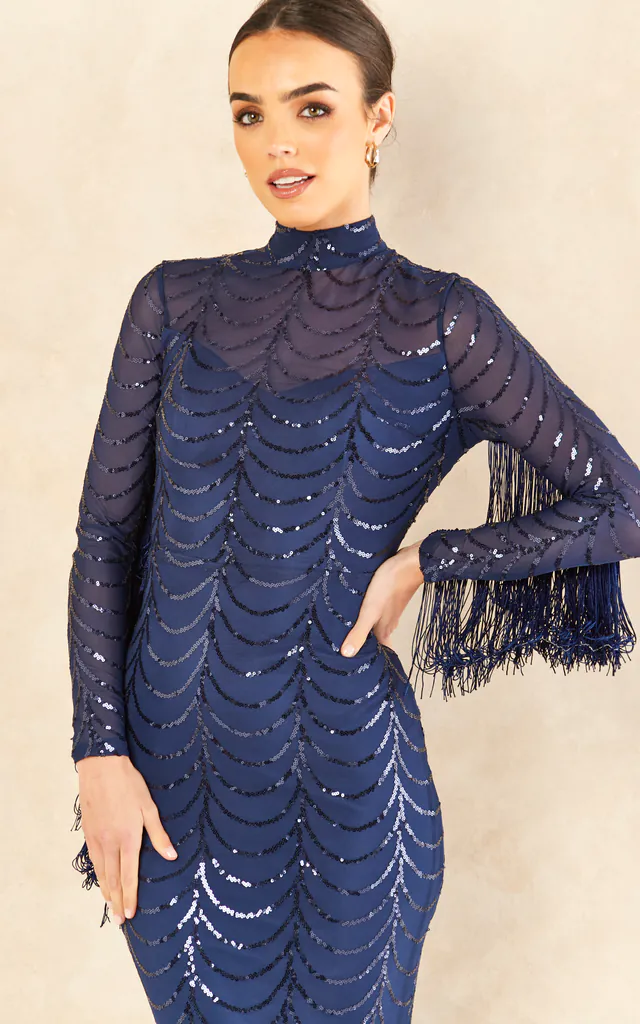 venus blue sequin dress Womens royal blue sequin dress