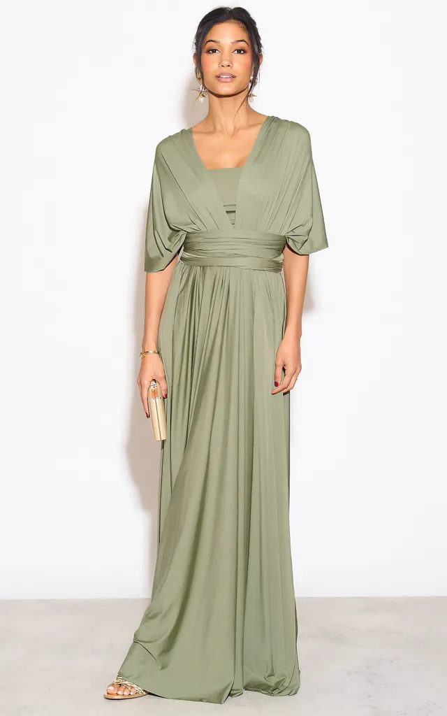 Dark Sage Multiway Bridesmaid Dress | L Closet | SilkFred Dark Sage Multiway Bridesmaid Dress | L Closet | SilkFred