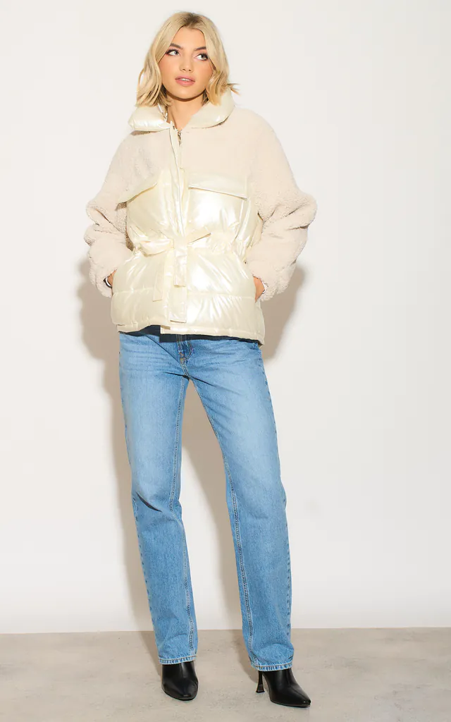 Floppa Jacket Puffa jacket with teddy fleece | Off The Railz | SilkFred