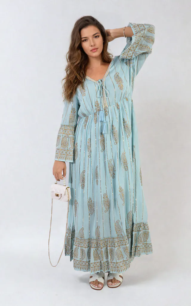 women's avianna floral embroidered maxi dress Women's Avianna Floral Embroidered Maxi Dress