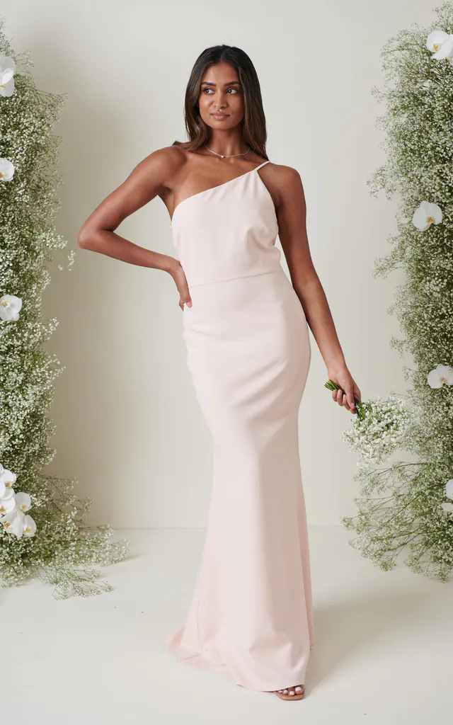 amelia bridesmaid dresses full length with a fun slit and sweetheart neckline bridesmaid dress BY AMELIA COUTURE BZ012 DUSTY ROSE / 20
