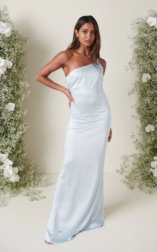 Amelia Maxi Bridesmaid Dress - Matte Ice Blue | Pretty Lavish | SilkFred Amelia Maxi Bridesmaid Dress - Matte Ice Blue | Pretty Lavish | SilkFred