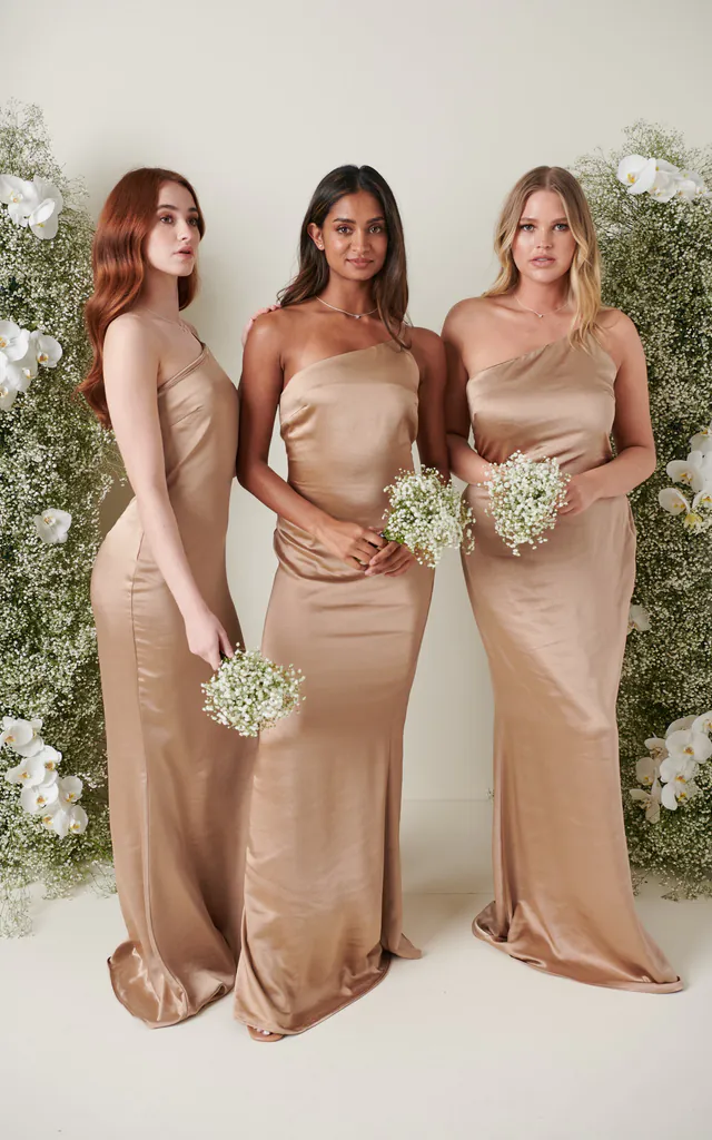 Amelia Maxi Bridesmaid Dress - Matte Mocha | Pretty Lavish | SilkFred Amelia Maxi Bridesmaid Dress - Matte Mocha | Pretty Lavish | SilkFred