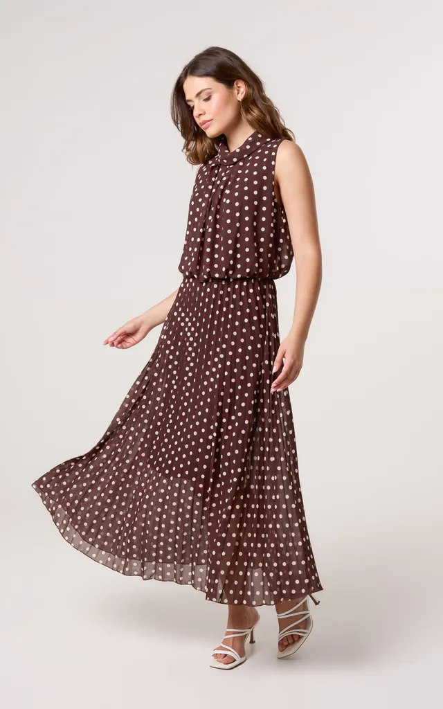 blue vanilla polka dot dress Blue Vanilla Cream Polka Dot Midi Dress