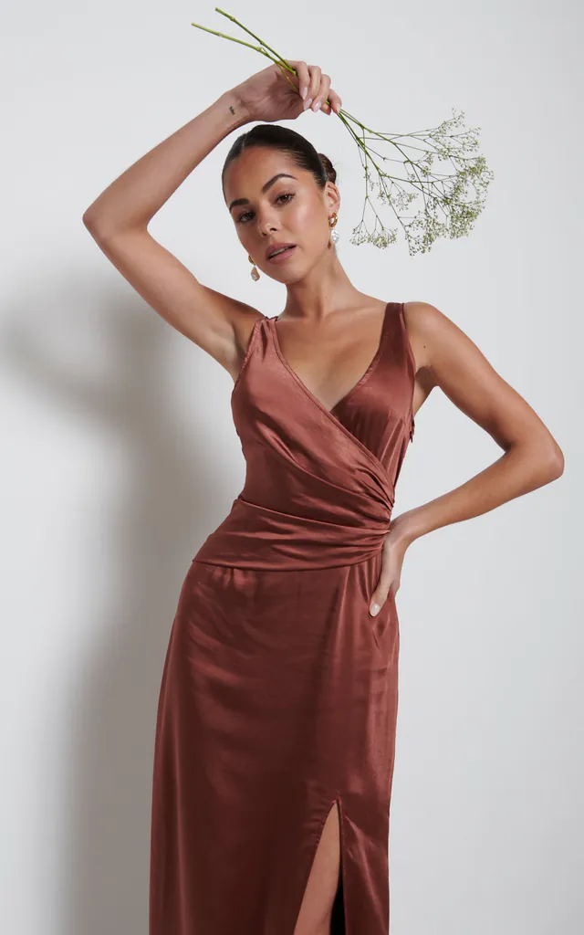 mahogany bridesmaid dress Mahogany Revelry Bridesmaids Dress