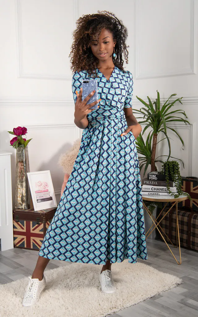 printed jersey maxi dress Buy Orange/Blue Swirl Print Scoop Back Jersey Maxi Dress from Next USA