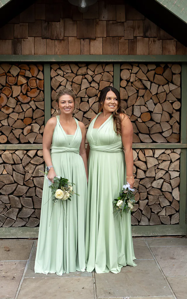 Sage Green Multiway Bridesmaid Dress | L Closet | SilkFred Sage Green Multiway Bridesmaid Dress | L Closet | SilkFred