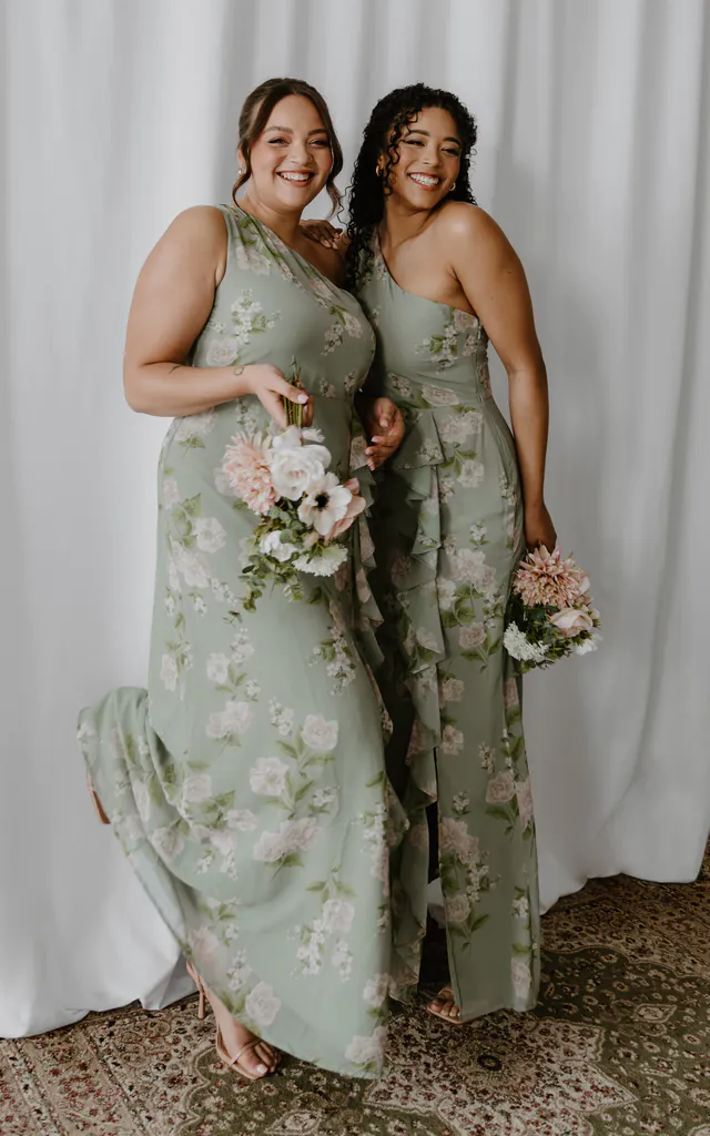 anaya with love one shoulder maxi dress Anaya With Love Recycled Frosty Green One Shoulder Maxi Dress Maya Deluxe