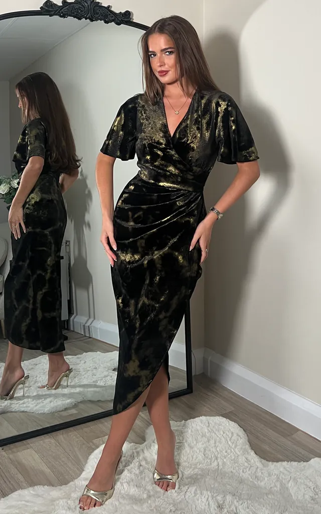 natasha angel sleeve wrap midi dress reviews Natasha Angel Sleeve Wrap Midi Dress Lime Girl In Mind